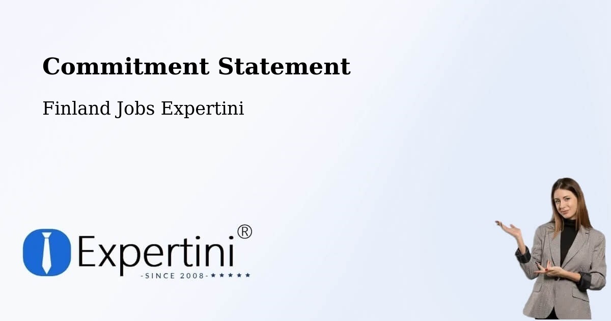 Commitment Statement - Finland Jobs Expertini
